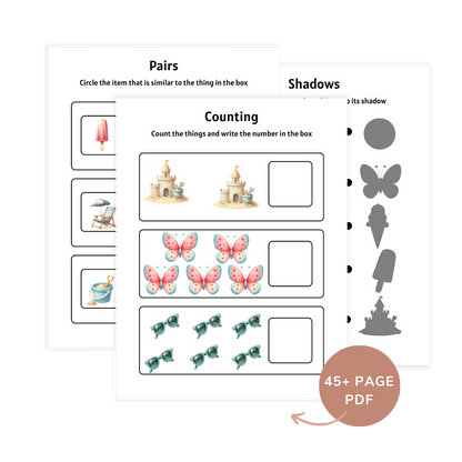 Summer Preschool Activity Pack