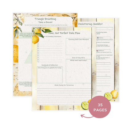 Lemonade Stand Planner -- A Cozy Summer Printable for Intentional Moms