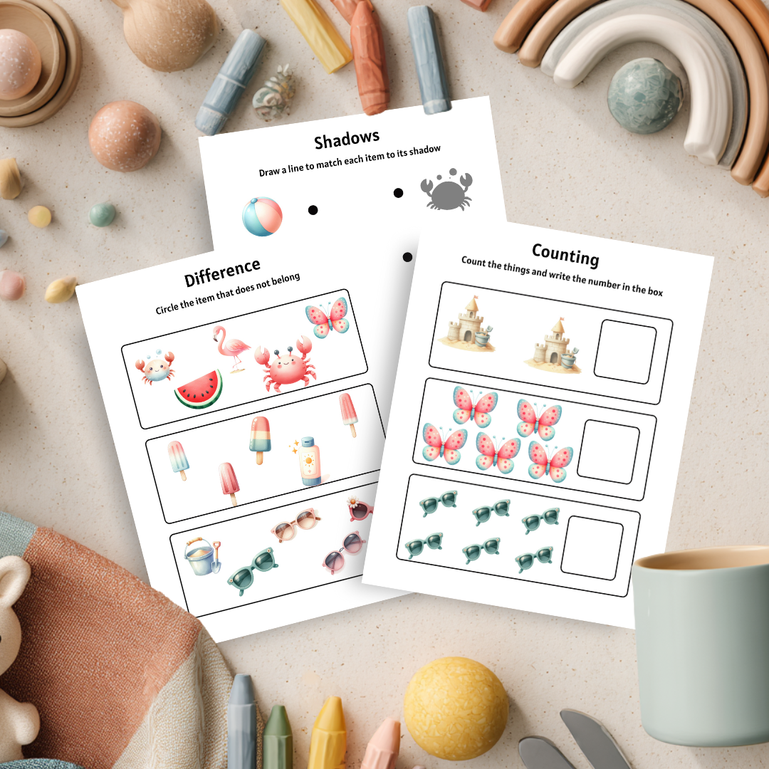 Summer Preschool Activity Pack