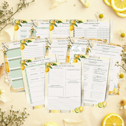 Lemonade Stand Planner -- A Cozy Summer Printable for Intentional Moms
