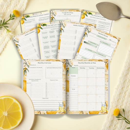 Lemonade Stand Planner -- A Cozy Summer Printable for Intentional Moms