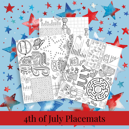 4th of July Printable Activity Pack for Kids 🇺🇸 | Busy Book + Crafts + Banner + Hat + Pinwheel | Patriotic Preschool Fun